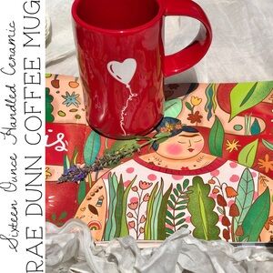Rae Dunn 16 Oz. “Be Mine” Bold Red Ceramic Coffee Mug